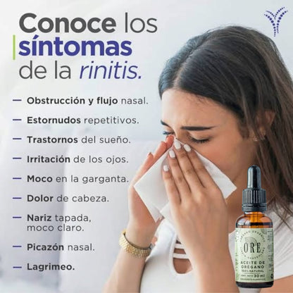 ACEITE DE OREGANO ORE ™ ⭐⭐⭐⭐⭐ ELIMINA LA SINUSITIS, ALERGIAS, RINITIS Y HONGO CANDIDA