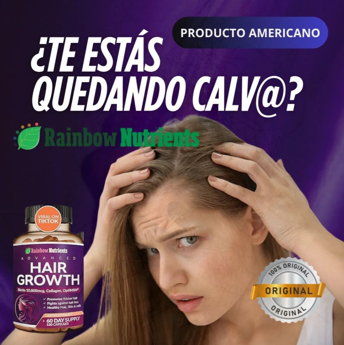 HAIR GEOWTH™ ⭐⭐⭐⭐⭐ CAPSULAS PARA EL CRECIMIENTO DEL CABELLO