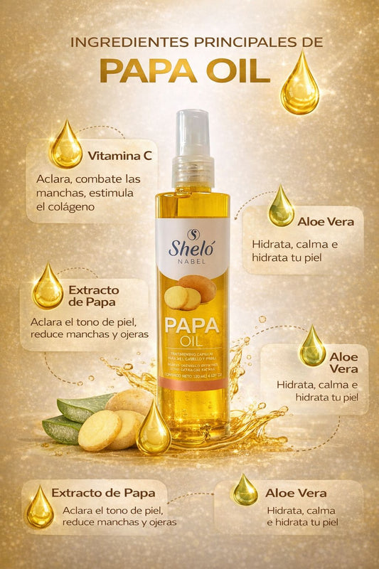 ACEITE DE PAPA™ ⭐⭐⭐⭐⭐ HIDRATA TU PIEL Y CUIDA TU CABELLO